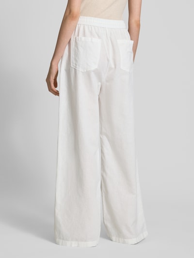 Tommy Jeans Weite Hose aus Baumwoll-Leinen-Mix Weiss 5