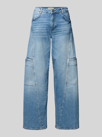 ETIQUETT ESSENTIALS Jeans met steekzakken, model 'Lola' Jeansblauw - 2