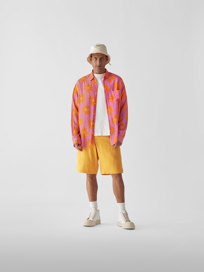 Jacquemus Freizeithemd mit floralem Allover-Muster Pink 1