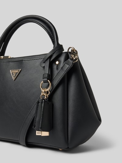 Guess Satchel Bag mit Label-Applikation Modell 'TALENT' Black 3