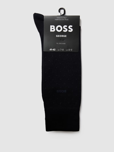 BOSS Socken mit Allover-Muster Modell 'George Dots' Dunkelblau 3