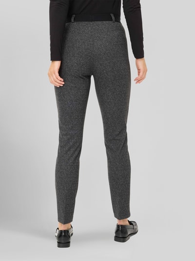 Raphaela By Brax Slim fit broek van materiaalmix met viscose Antraciet - 5