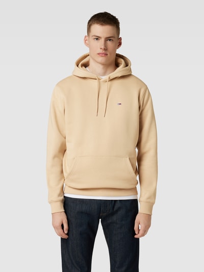 Tommy Jeans Hoodie met labelstitching Beige - 4