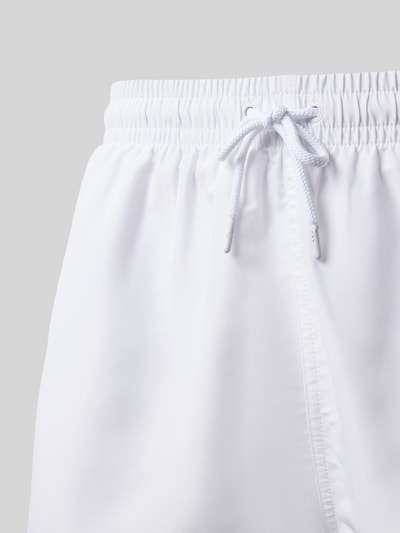 Emporio Armani Badehose mit elastischem Bund Weiss 2