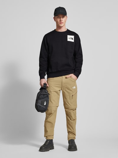 The North Face Sweatshirt mit Label-Print Black 1