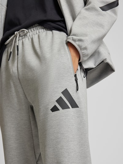 ADIDAS SPORTSWEAR Spodnie dresowe z elastycznym ściągaczem Jasnoszary 3