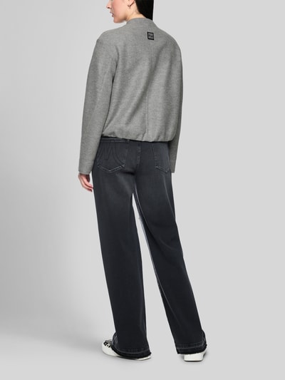 Marc Cain Blouson aus Wolle mit Schleifendetail Mittelgrau 5