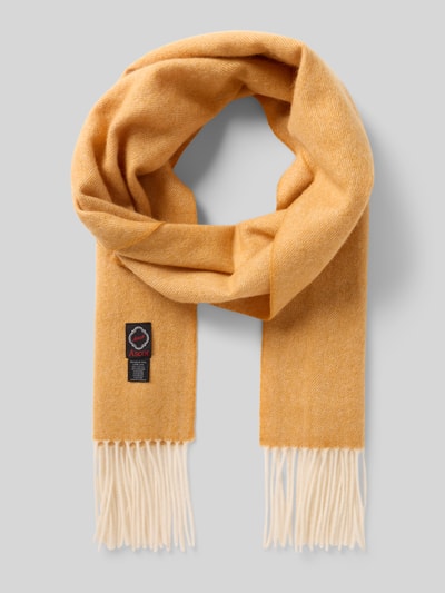 Ascot Schal aus Woll-Kaschmir-Mix DUNKEL GELB 1
