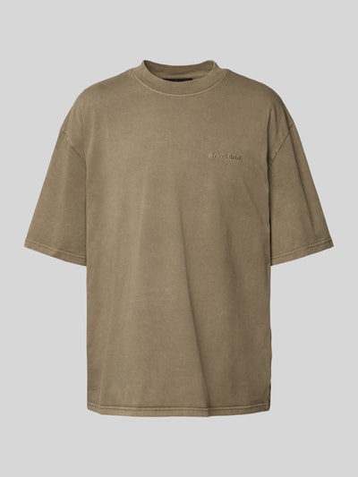 Pegador Oversized T-Shirt mit Label-Stitching Oliv 2