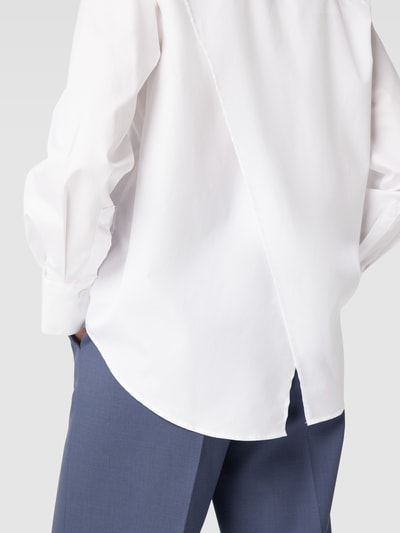 MAERZ Muenchen Bluzka z listwa guzikową z plisą Biały 3