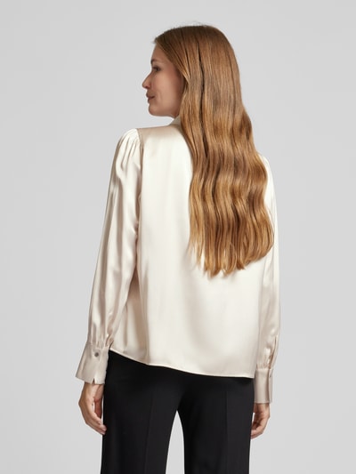 Marc Cain Regular fit overhemdblouse met manchetten Ecru - 5