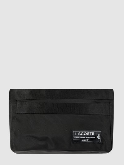 Lacoste Schoudertas met steekvakken  Zwart - 2