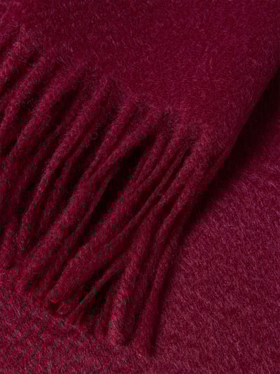 SALMONE Sjaal van puur kasjmier Bordeaux - 2