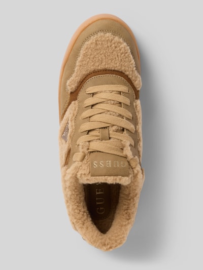 Guess Sneakers met logo-applicatie, model 'Miram' Zand - 3