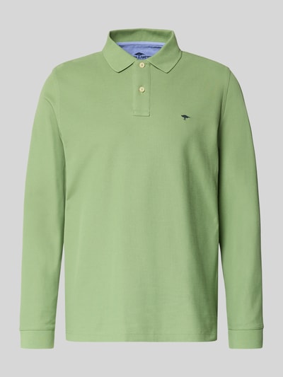 Fynch-Hatton Koszulka polo z naszywką z logo Jasnozielony 2
