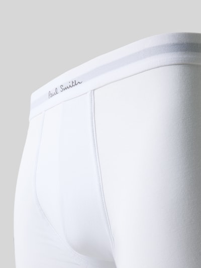 PAUL SMITH Trunks mit elastischem Logo-Bund im 3er-Pack Weiss 2