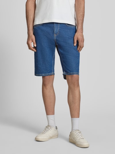 Pepe Jeans regular fit korte jeans van katoenmix model 'CASH' Donkerblauw - 4