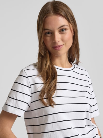 Selected Femme T-Shirt mit Rundhalsausschnitt Modell 'ESSENTIAL' Weiss 3