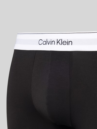 Calvin Klein Underwear Regular Fit Trunks aus Baumwoll-Mix im 3er-Pack Black 2