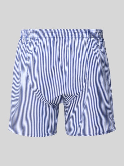 Deal Boxershort met labelpatch en elastische band Oceaanblauw - 3