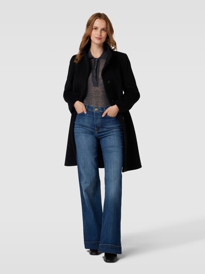 Filippa K Longsleeve mit Umlegekragen Anthrazit 1