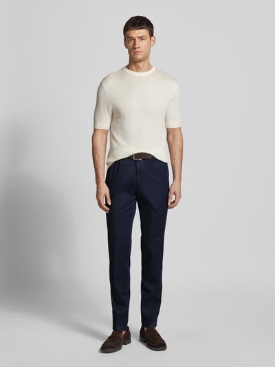 Hiltl Slim Fit Jeans mit Gürtelschlaufen Marine 1