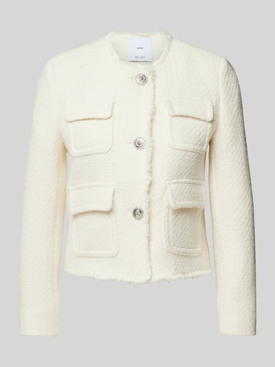 Mango Blazer mit aufgesetzten Pattentaschen Modell 'WINTOUR' Offwhite 2