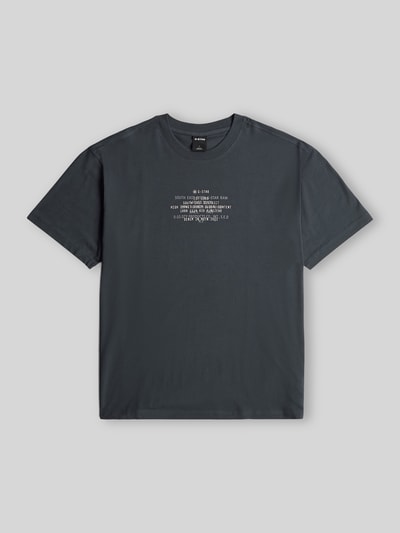 G-Star RAW T-Shirt mit zentralem Logo-Print Dunkelblau 2