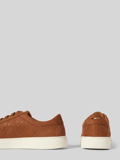 BOSS Sneaker mit Schnürverschluss Modell 'Kieran' Cognac 2