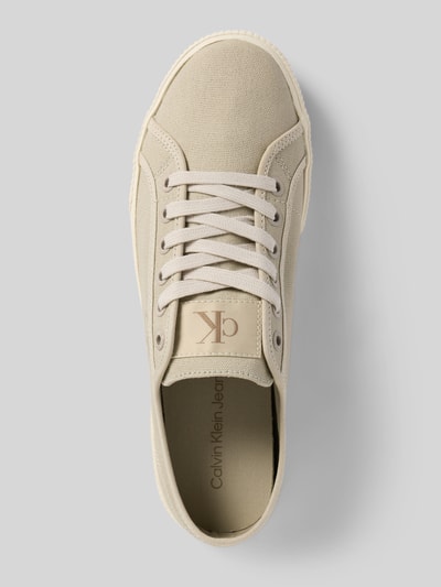 Calvin Klein Jeans Sneaker mit Label-Details Beige 3