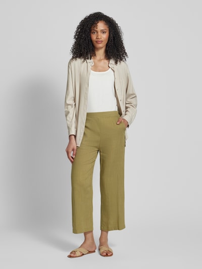 Fransa Spodnie w jednolitym kolorze model ‘Juna’ Khaki 1