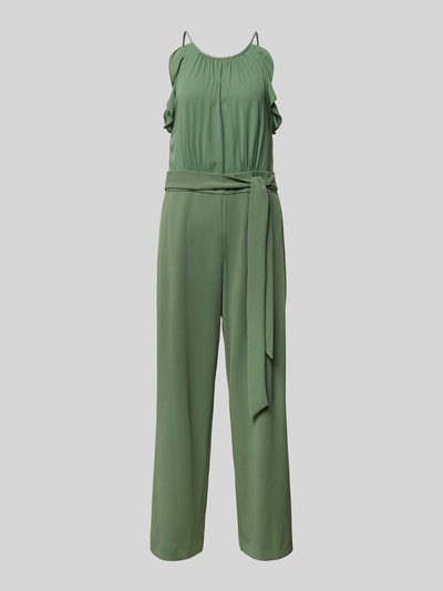 V.M. Jumpsuit mit Bindegürtel Schilf 2