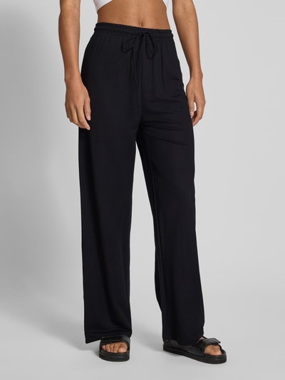 Only Loose Fit Stoffhose aus Viskose-Mix Modell 'JANY' Black 4
