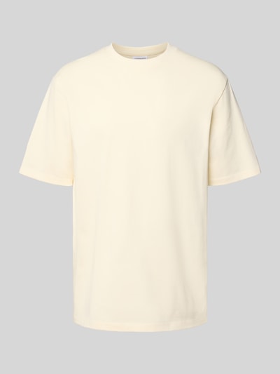 Lindbergh Oversized T-shirt met ronde hals Offwhite - 2