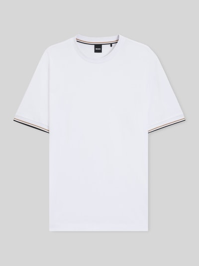 BOSS Regular Fit T-Shirt aus reiner Baumwolle Weiss 2