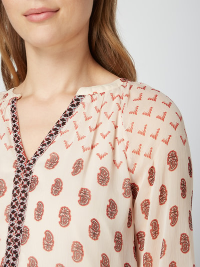 Vero Moda Sukienka z szyfonu ze wzorem paisley  Écru 3
