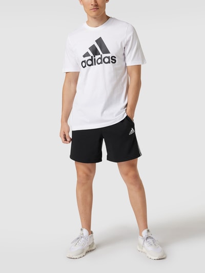 ADIDAS SPORTSWEAR Sweatshorts mit Label-Stitching Black 1