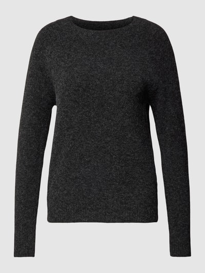 Vero Moda Strickpullover mit Rundhalsausschnitt Modell 'DOFFY' Black 2