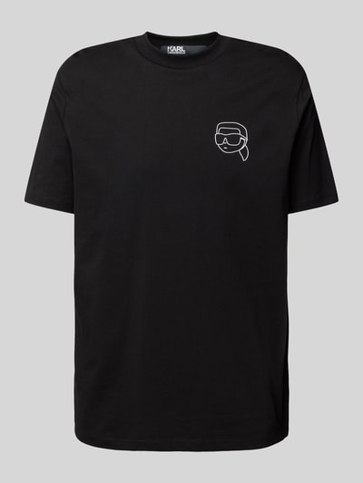 Karl Lagerfeld T-shirt z nadrukiem z logo  2