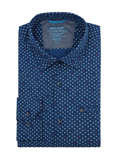 Pierre Cardin Regular Fit Freizeithemd aus Baumwolle  Blau 1