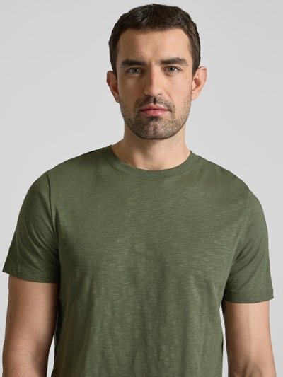 MCNEAL T-Shirt mit Stehkragen Khaki 3