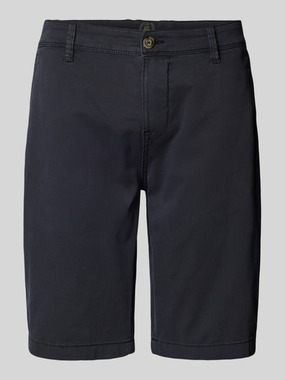 Lerros Regular fit bermuda met achterzakken Donkerblauw - 2