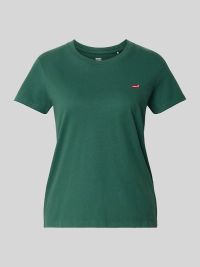 Levi's® T-shirt met labelpatch Rietgroen - 2