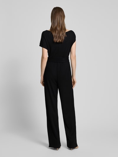 Guess Jumpsuit mit Bindegürtel Modell 'RUMI' BLACK 5