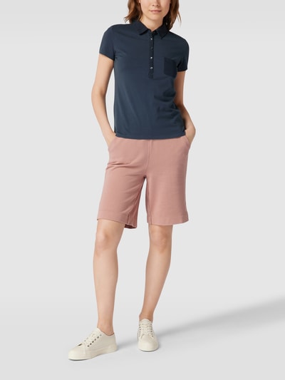 Tom Tailor Poloshirt mit Brusttasche Marineblau 1