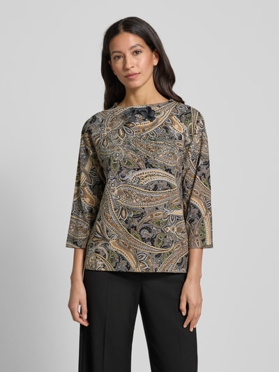 Betty Barclay Regular fit blouse van viscosemix, model 'September' Lichtgrijs - 4