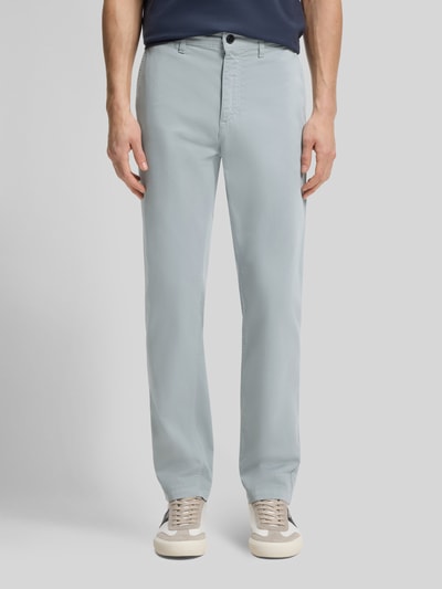BOSS Orange Chinos o kroju regular fit z mieszanki bawełny Jasnoszary 4