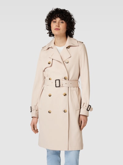 Christian Berg Woman Selection Trenchcoat met tailleriem Zand - 4