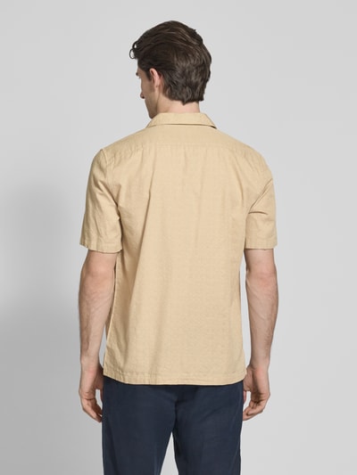 Marc O'Polo Regular Fit Freizeithemd aus reiner Baumwolle Sand 5