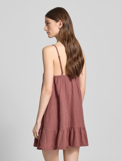 Only Ausgestelltes Freizeitkleid aus reiner Baumwolle Modell 'BLAKE' Mauve 5